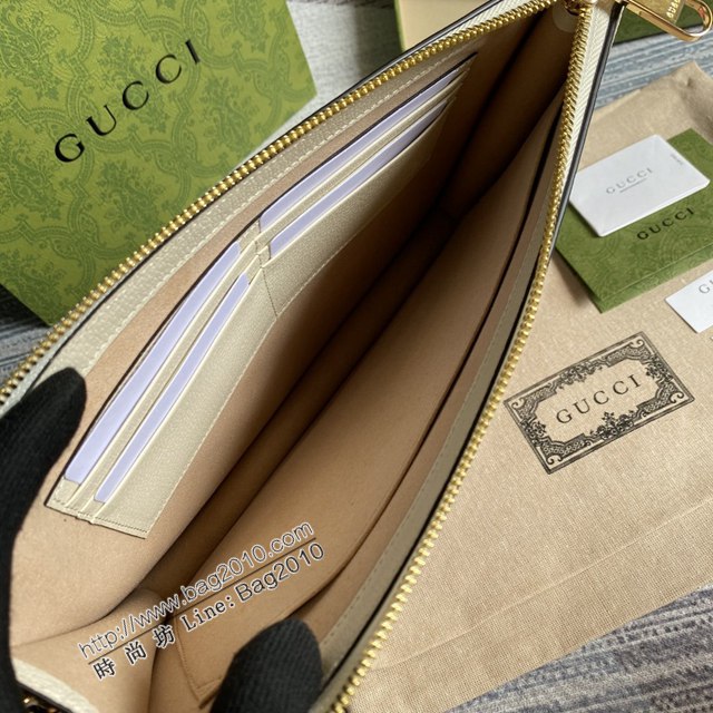 Gucci新款包包 古馳新顏色手包 Gucci心蘋果圖案手拿包 664113  ydg3011